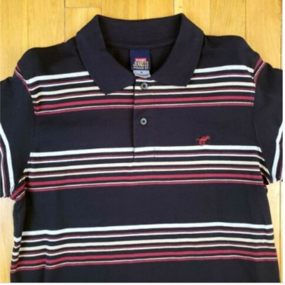 Wrangler Polo Boys Striped Long Sleeve - Picture 2 of 4